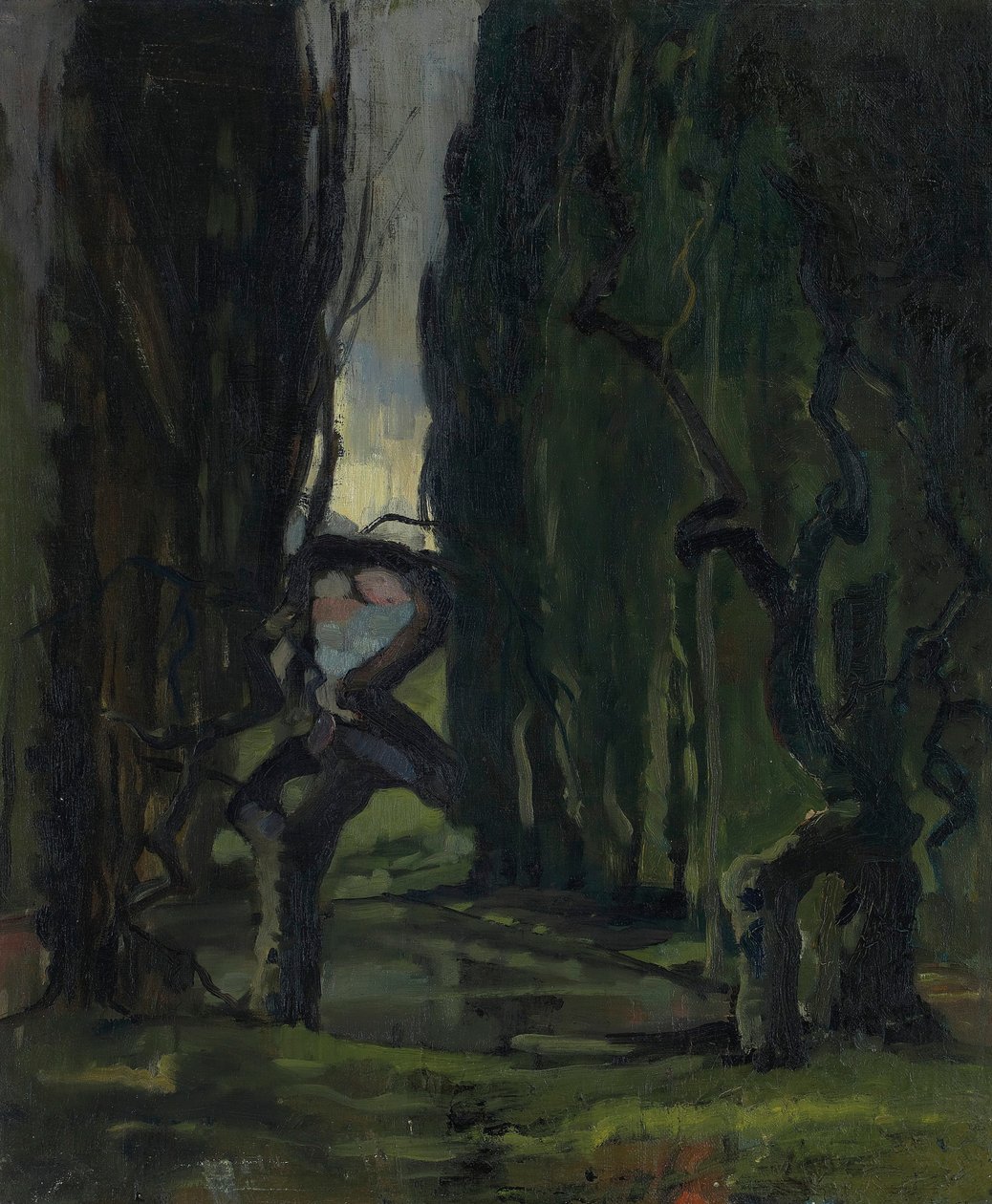 Wasserfläche in Carrières-sur-Seine von Andre Derain