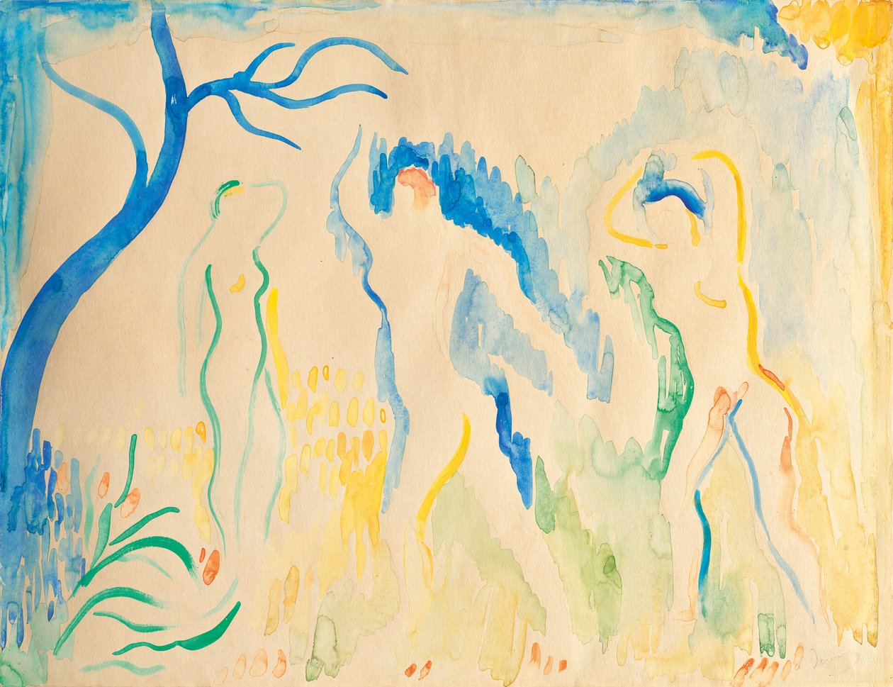 Drei Badende von Andre Derain