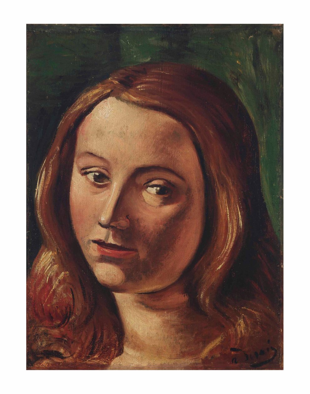 Kopf einer jungen Frau von Andre Derain