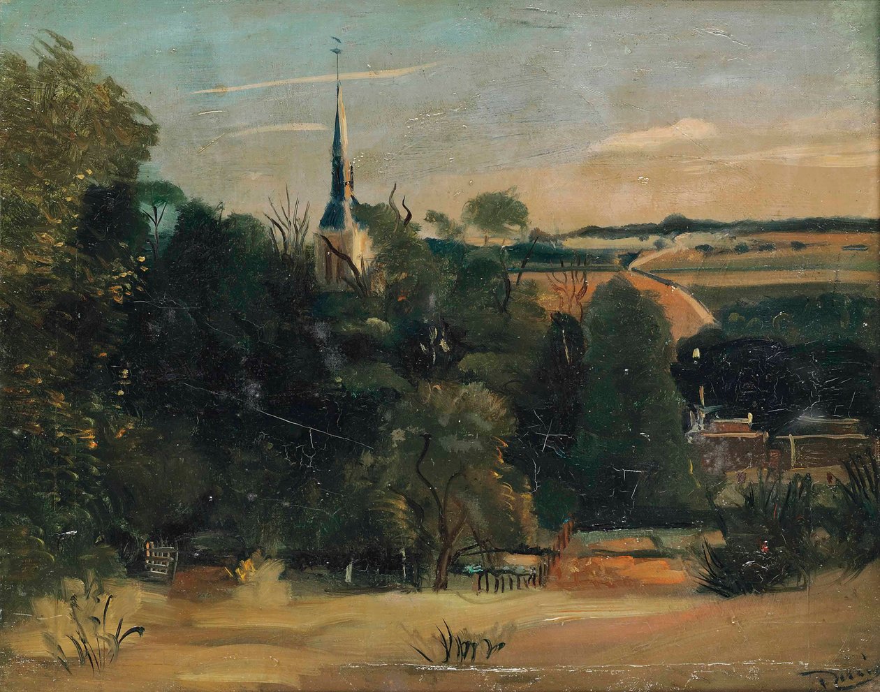 Ansicht von Donnemarie-en-Montois von Andre Derain
