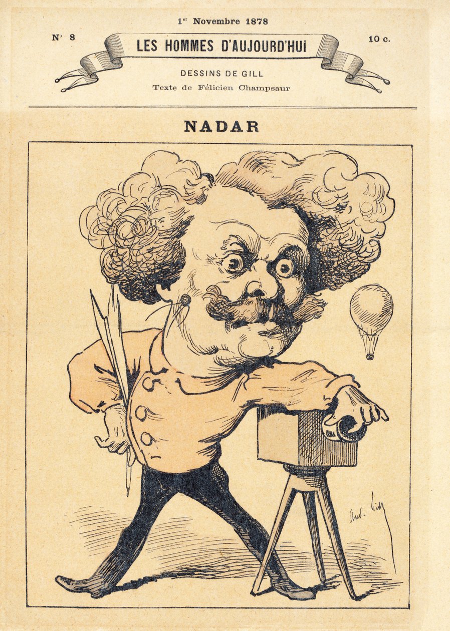 Nadar, 1878 von Andre Gill