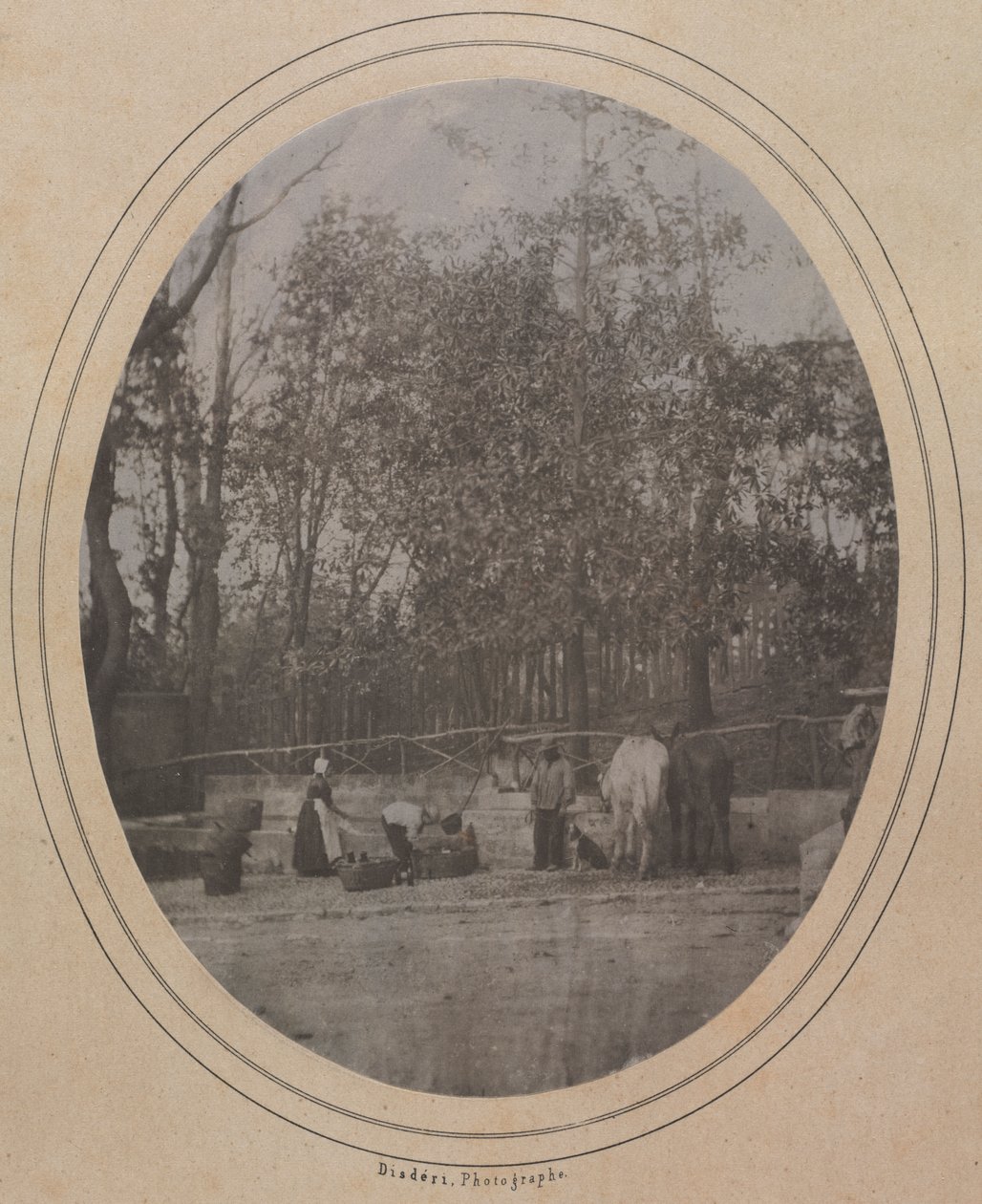 Dorfszene (Südfrankreich) von Andre Adolphe Eugene Disderi