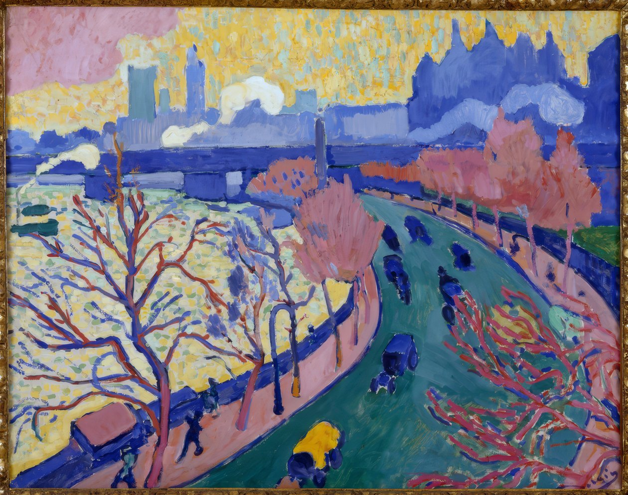 Charing Cross Brücke in London von Andre Derain