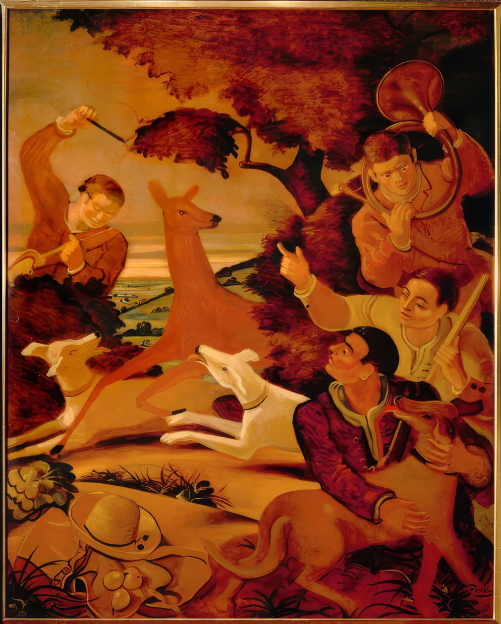 Hirschjagd von Andre Derain