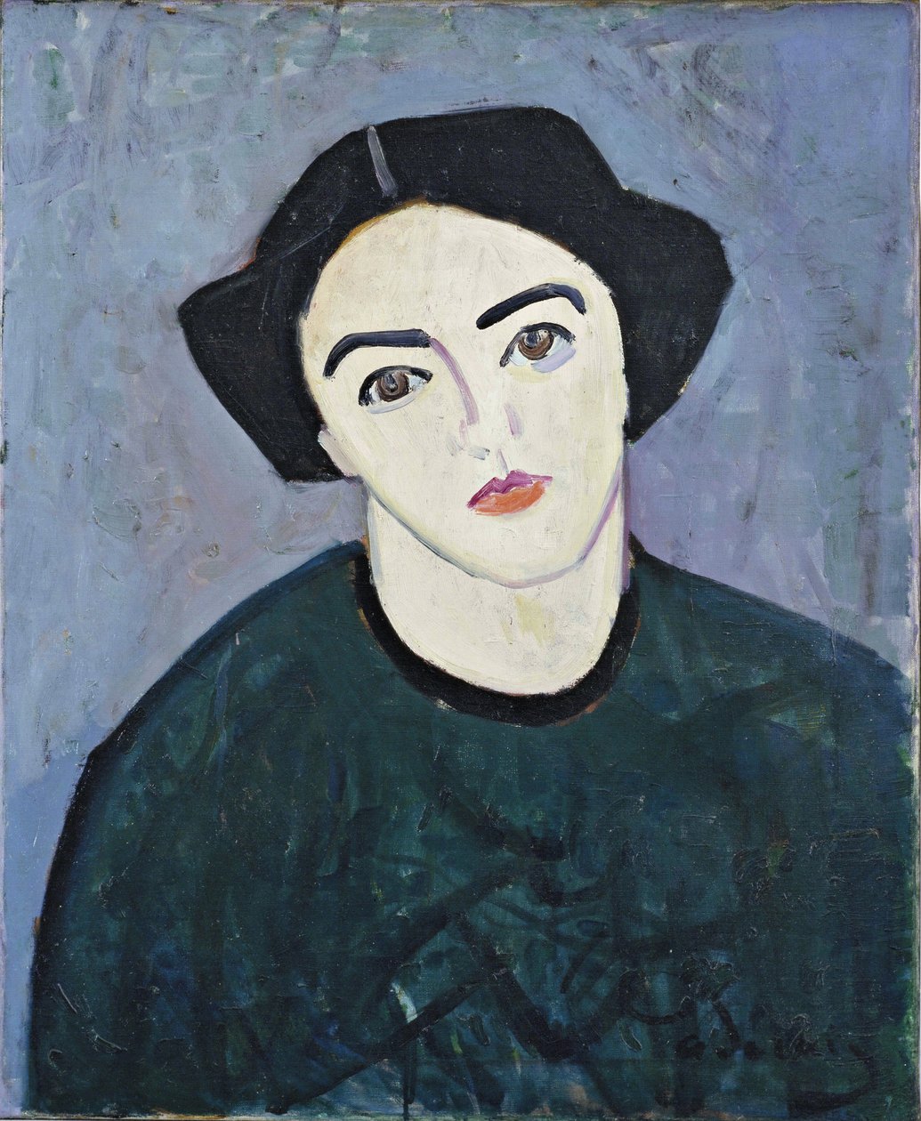 Madame Derain in Grün von Andre Derain