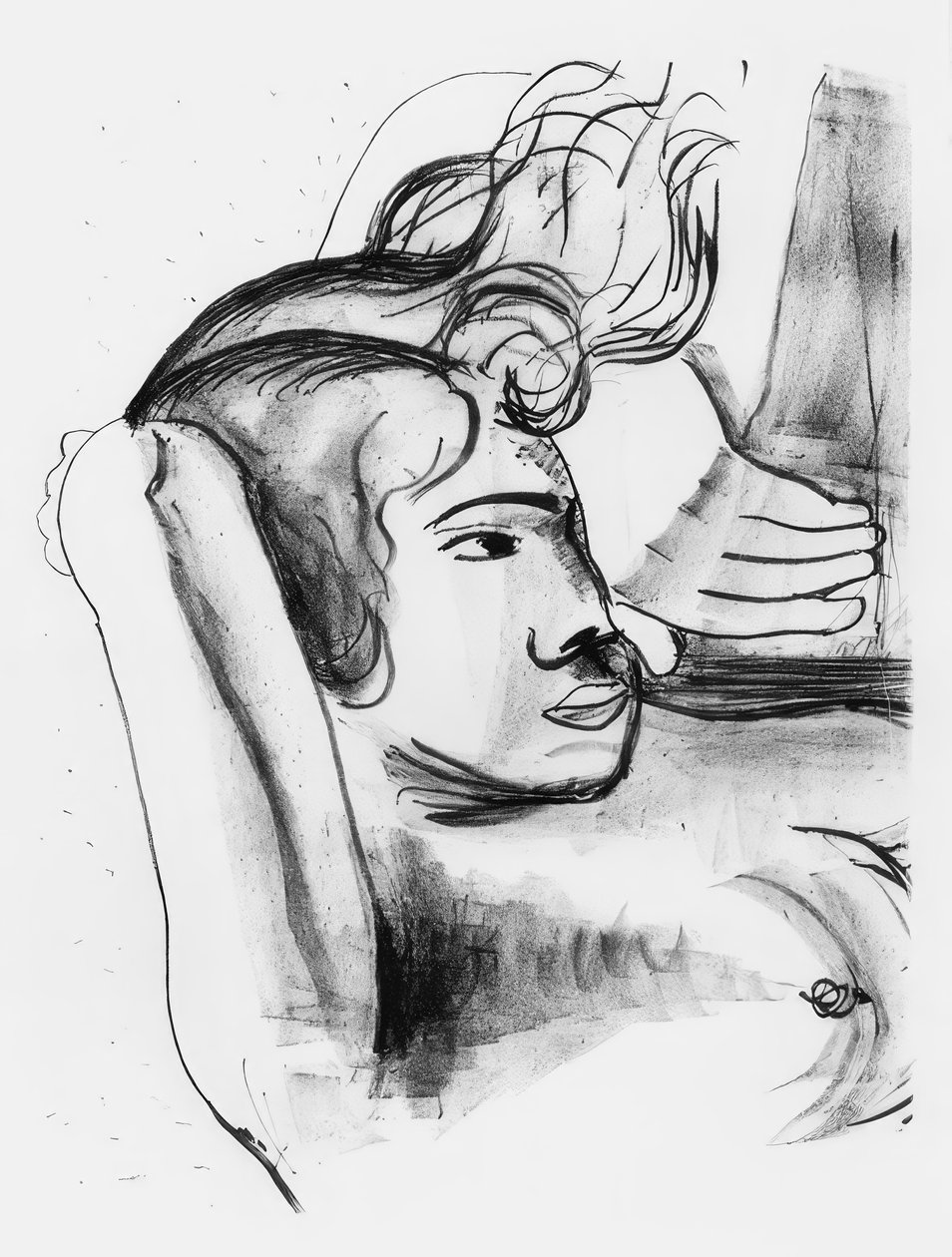 Mädchenkopf von Andre Derain