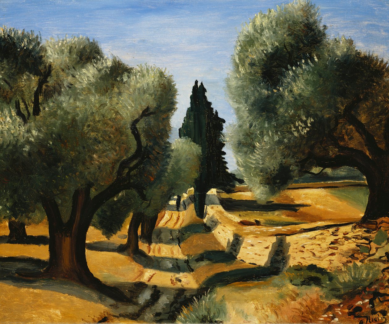 Olivenbäume in der Provence von Andre Derain