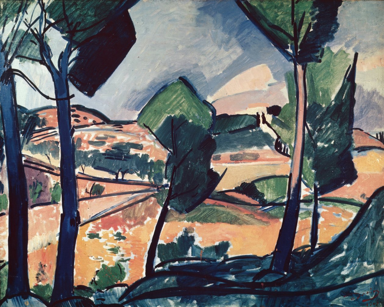 Provenzalische Landschaft von Andre Derain