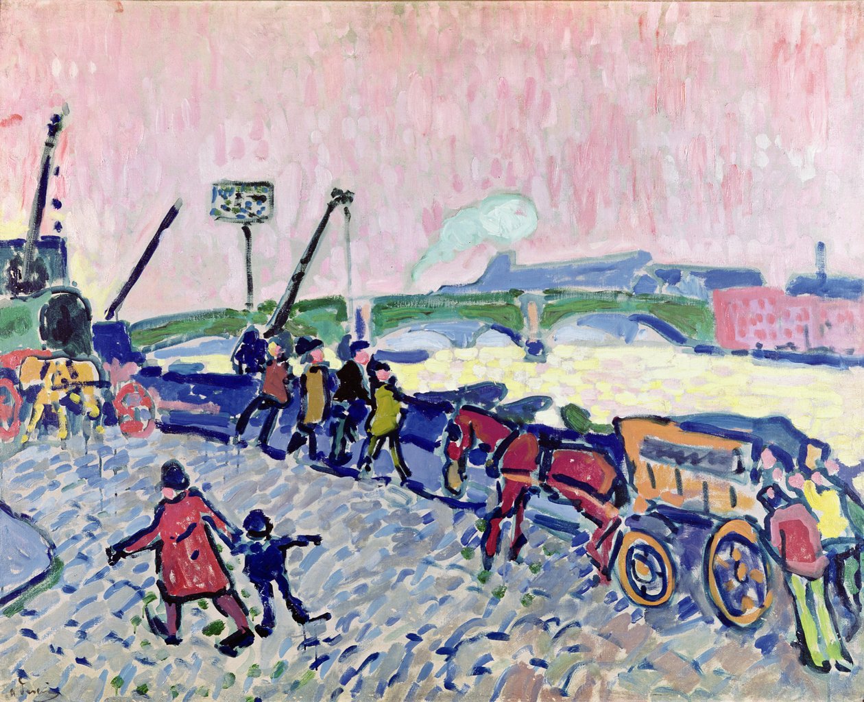Die Brücke bei Chatou von Andre Derain