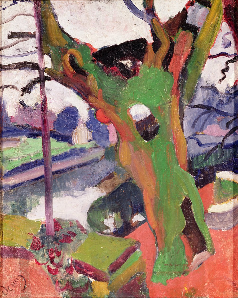 Der alte Baum von Andre Derain