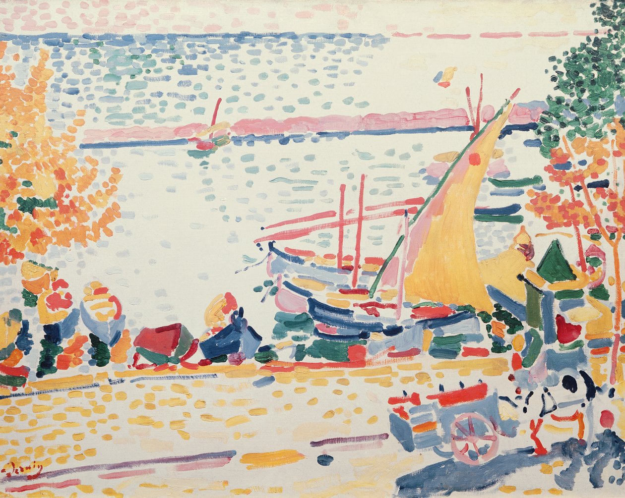 Der Hafen von Collioure von Andre Derain