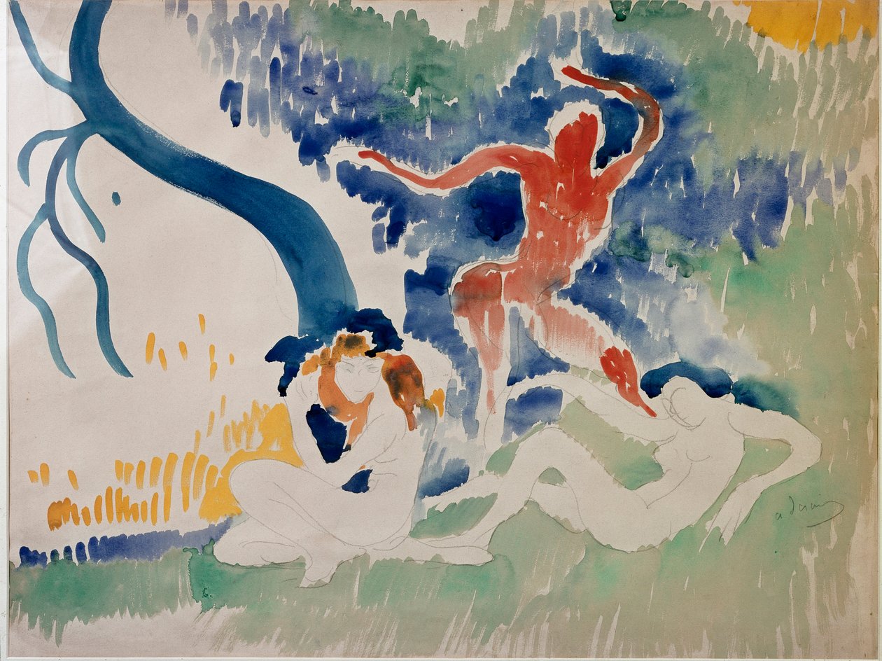 Drei Tänzer, 20. Jahrhundert von Andre Derain