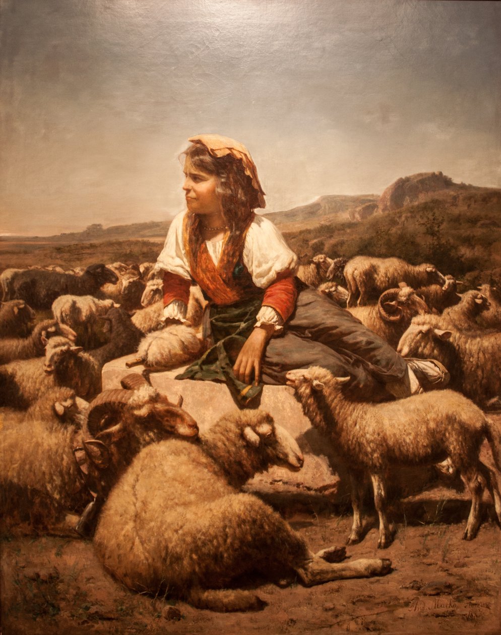 Hirtenmädchen von Andreas Marko