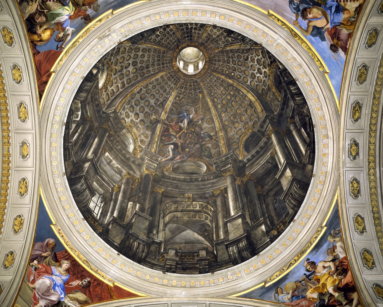 Kuppel der Kirche St. Ignatius, 1685 von Andrea Pozzo
