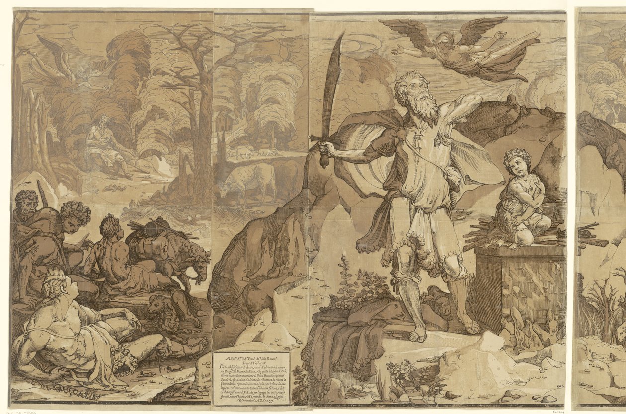 Opferung Isaaks von Andrea Andreani