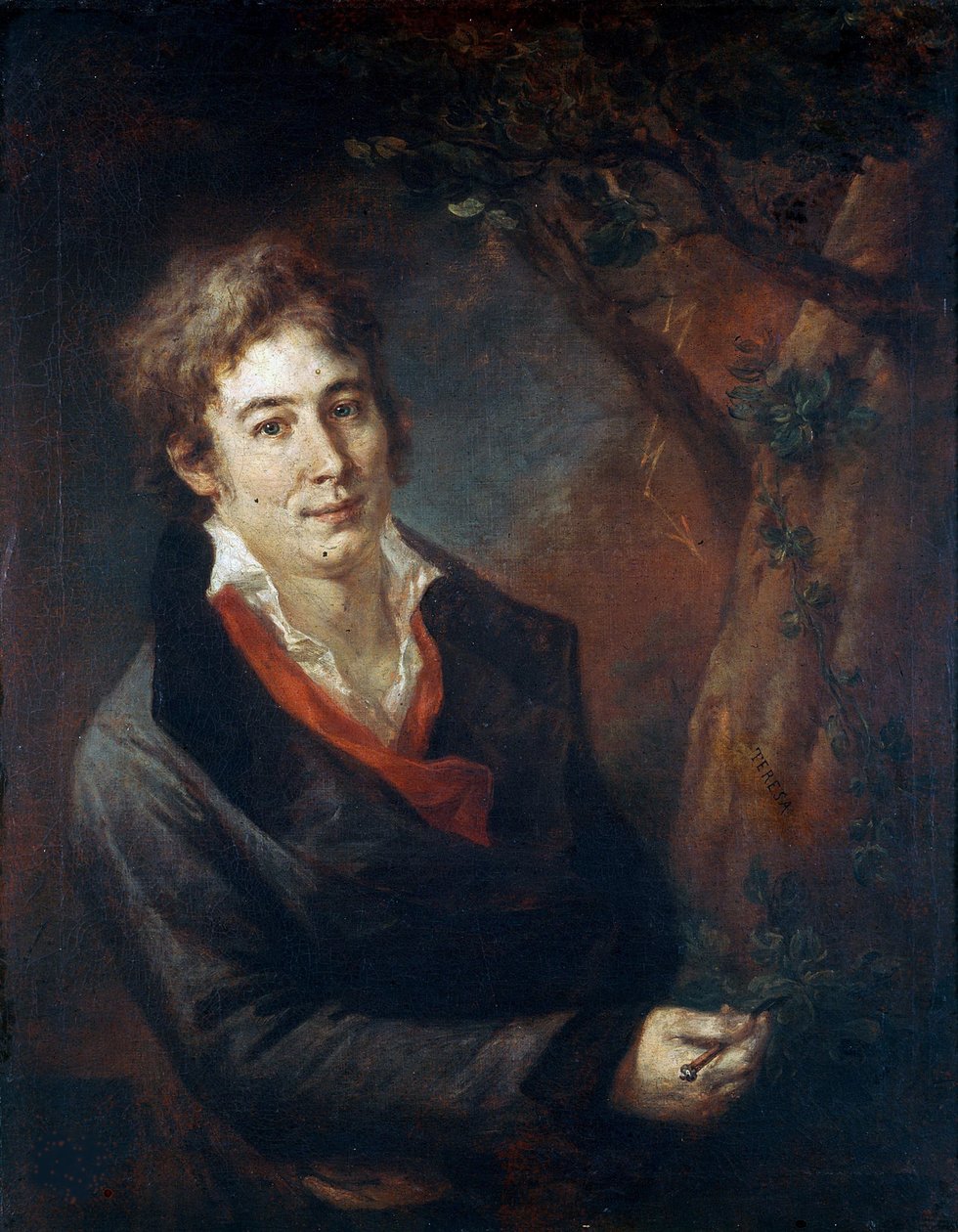 Porträt von Ugo Foscolo 1778-1827, 1801-1802 von Andrea Appiani