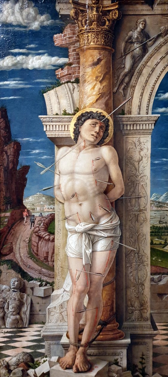 Hl. Sebastian von Andrea Mantegna