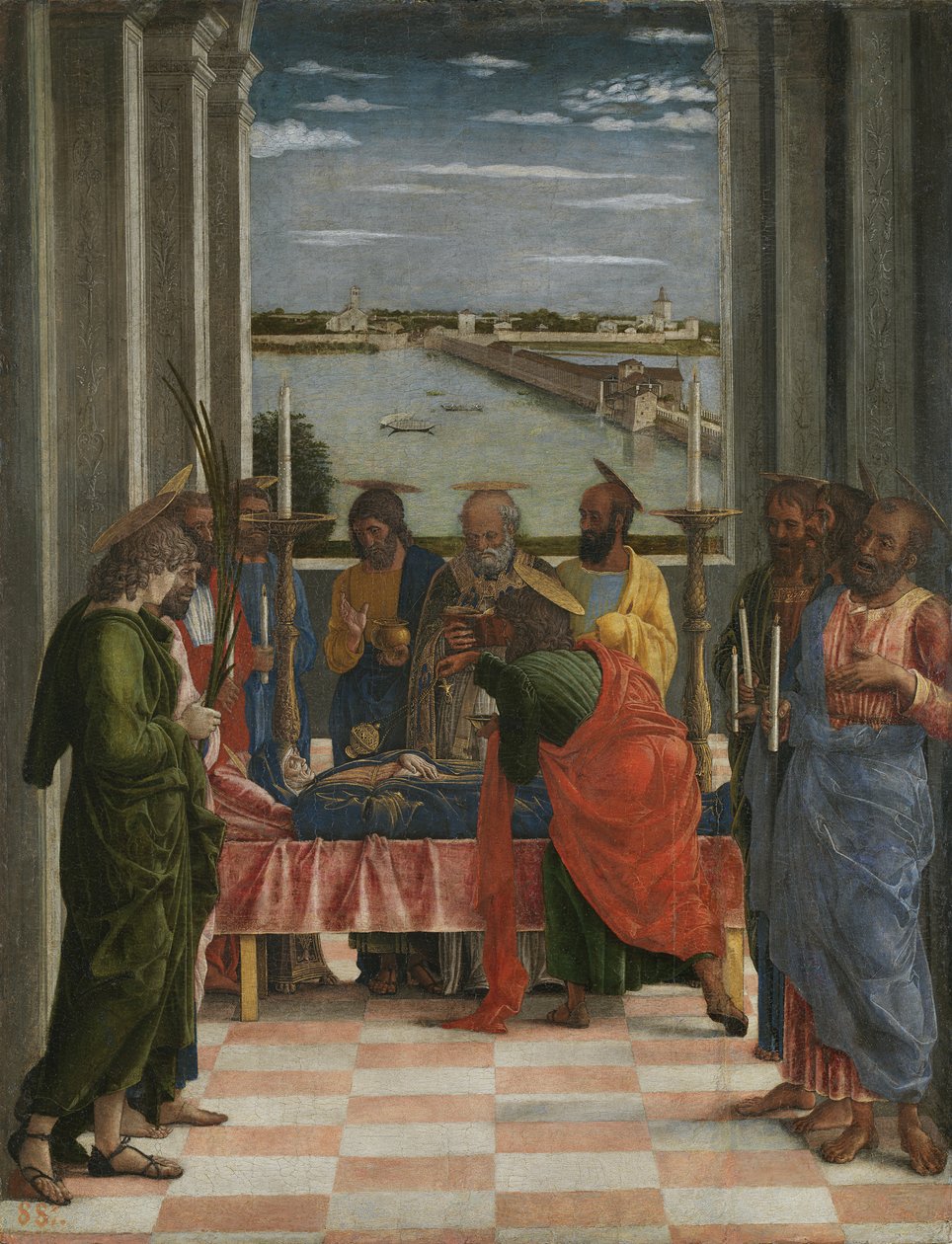 Der Tod der Jungfrau von Andrea Mantegna