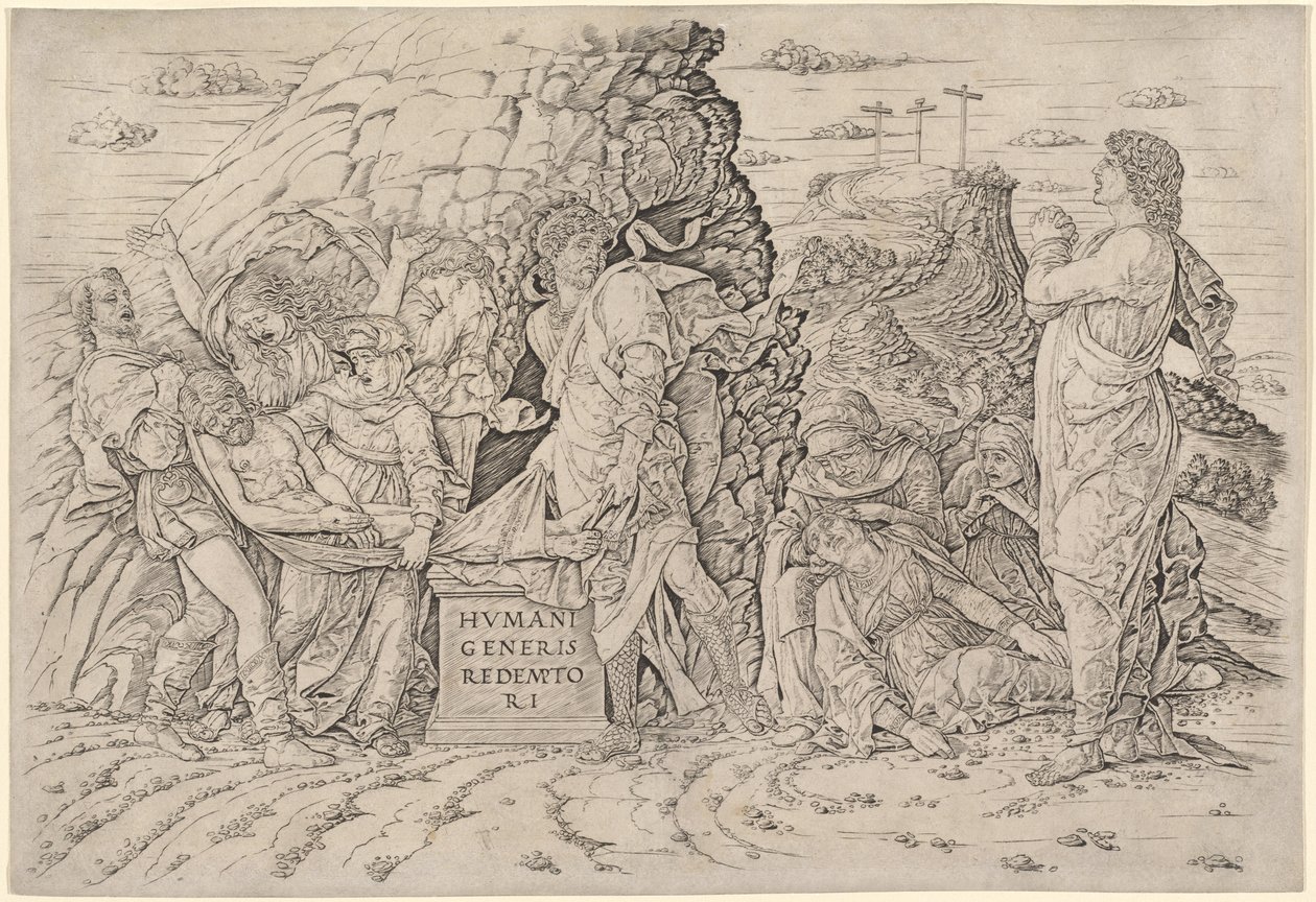 Die Grablegung von Andrea Mantegna