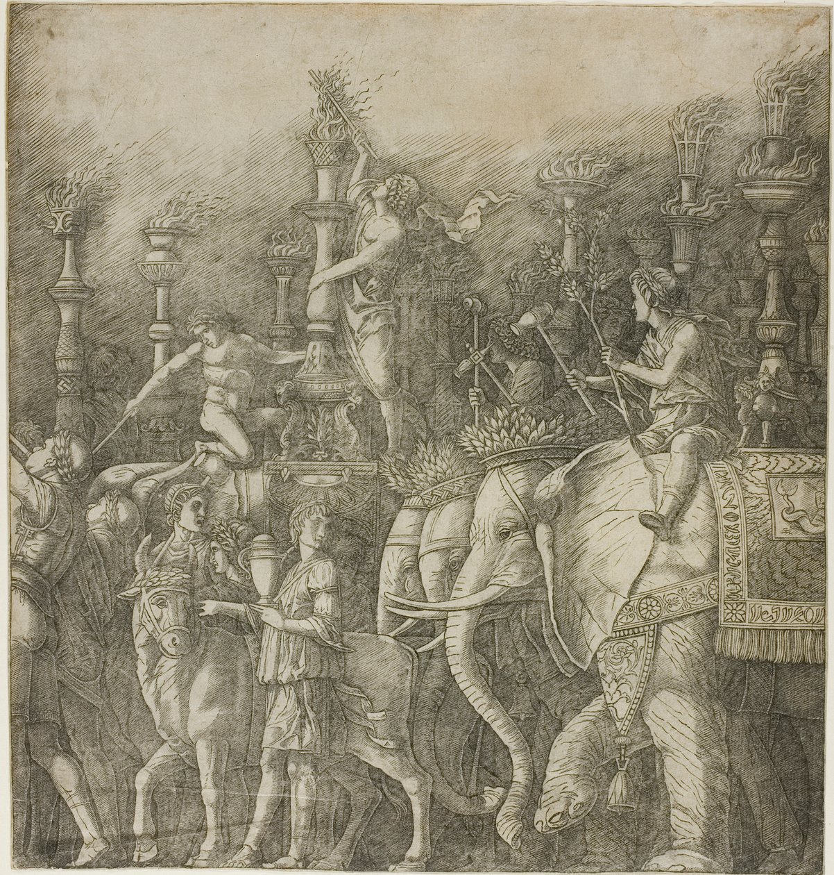 Der Triumph des Julius Caesar von Andrea Mantegna