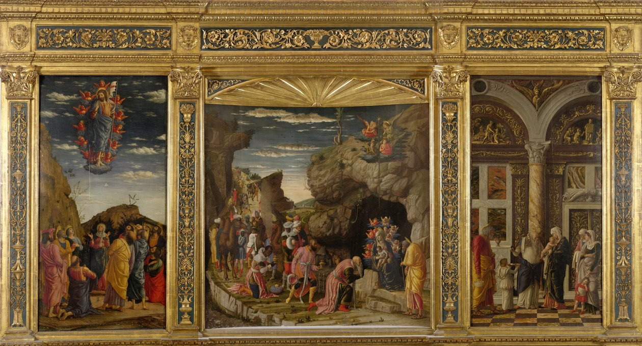 Trittico degli Uffizi von Andrea Mantegna