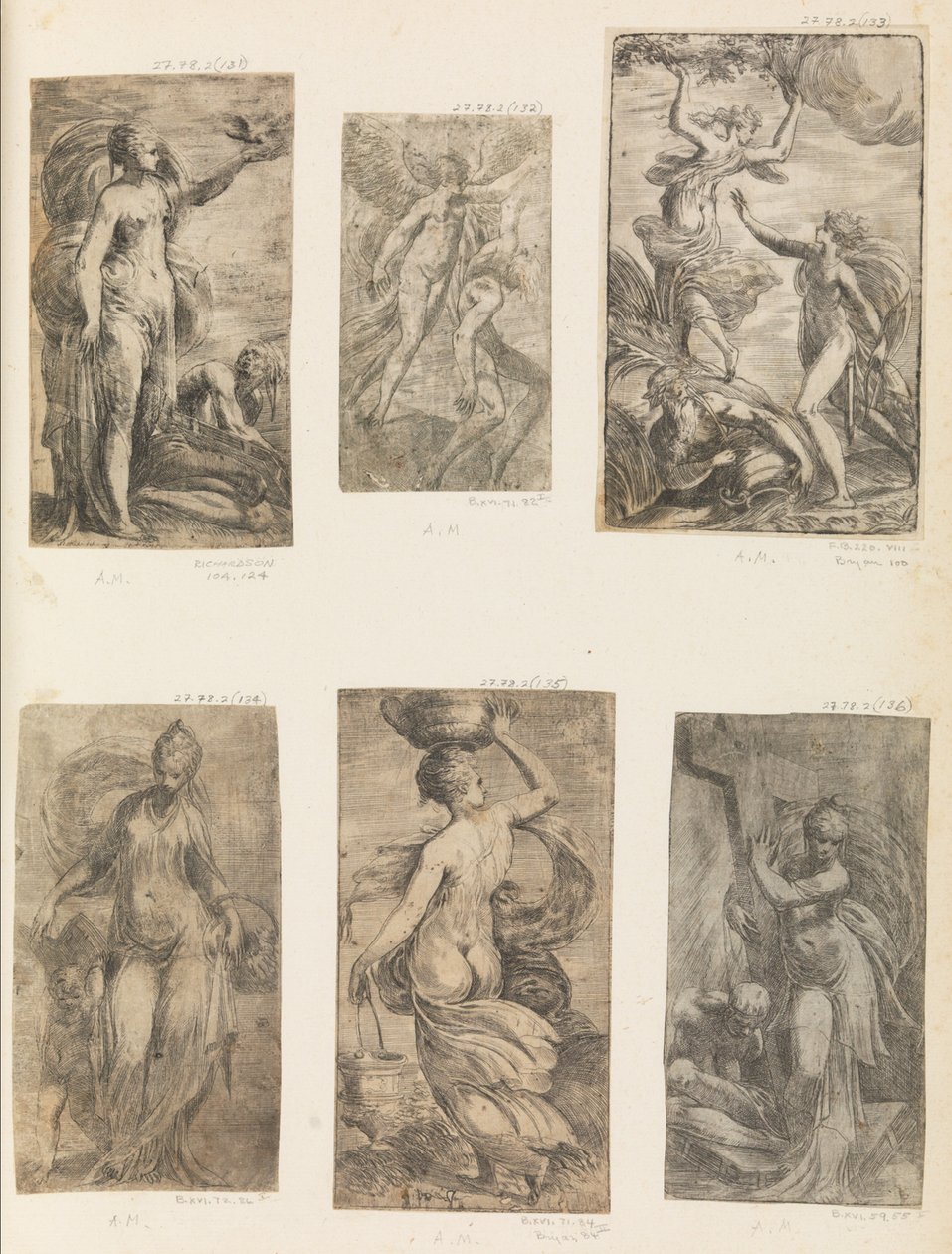 Apollo und Daphne von Andrea Schiavone