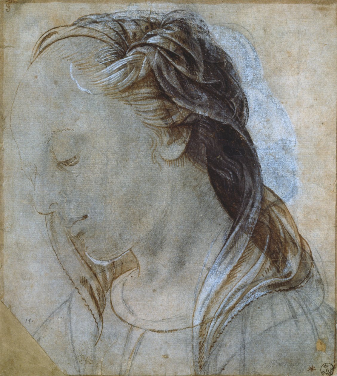 Weiblicher Kopf von Andrea Verrocchio