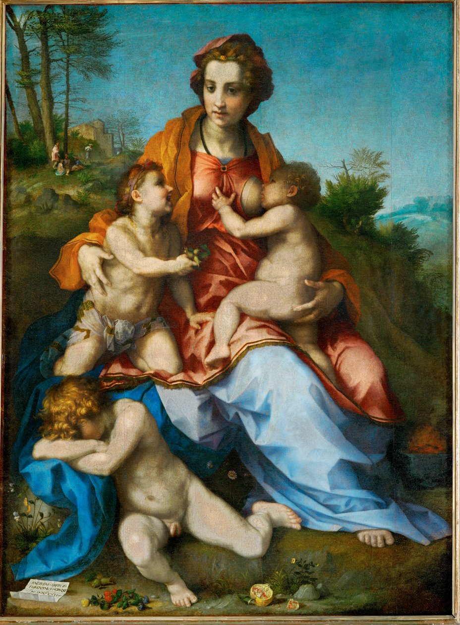 Nächstenliebe von Andrea del Sarto