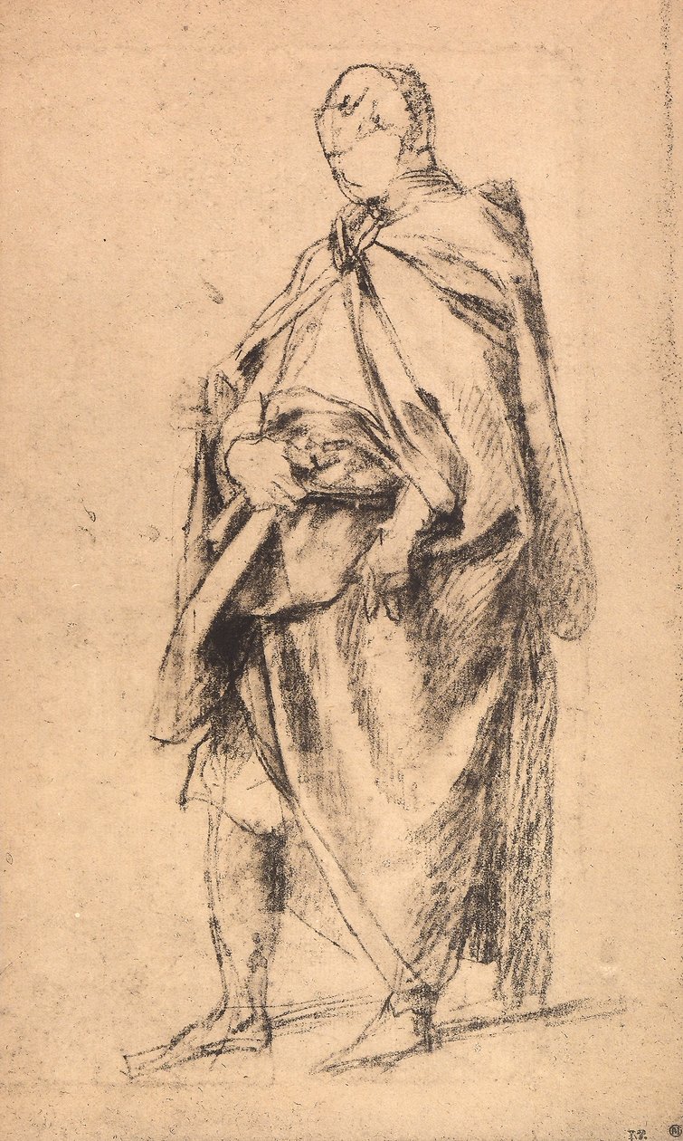 Studie einer männlichen Figur von Andrea del Sarto