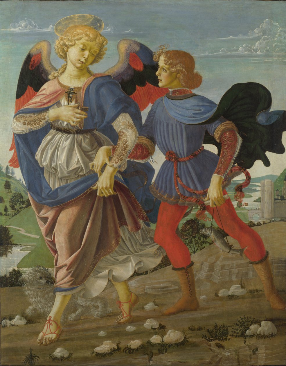 Tobias und der Engel von Andrea del Verrocchio