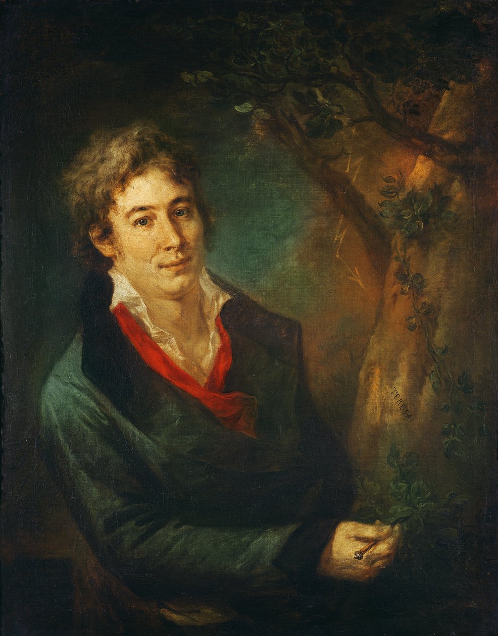 Porträt von Ugo Foscolo von Andrea the Elder Appiani