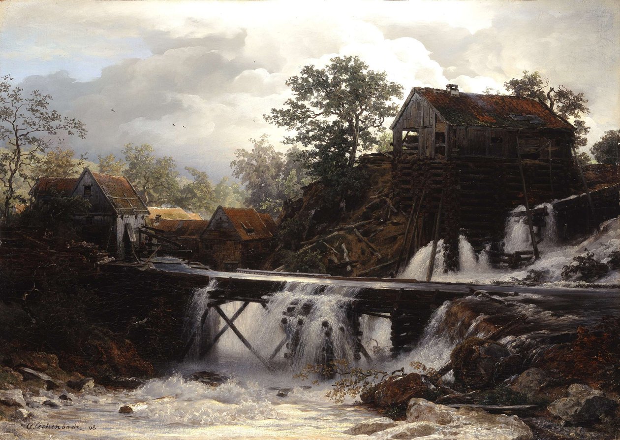 Ein Sägewerk in Westfalen von Andreas Achenbach