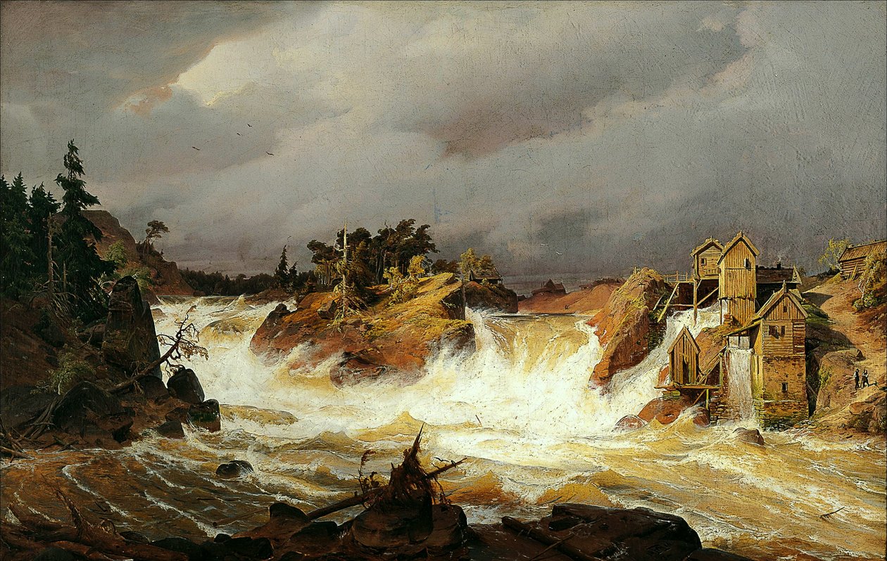 Die Trollhättan-Fälle von Andreas Achenbach