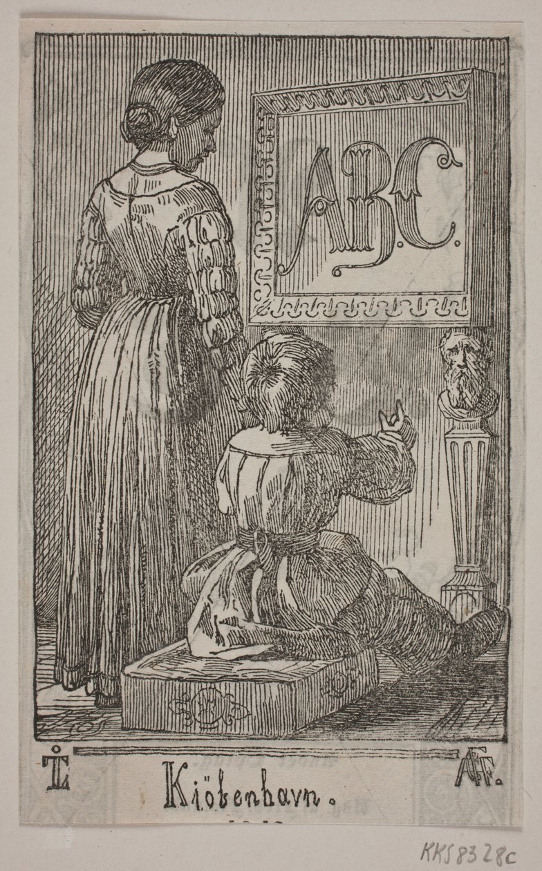 Rückseite des Titelblatts zu "ABC" von Andreas Flinch
