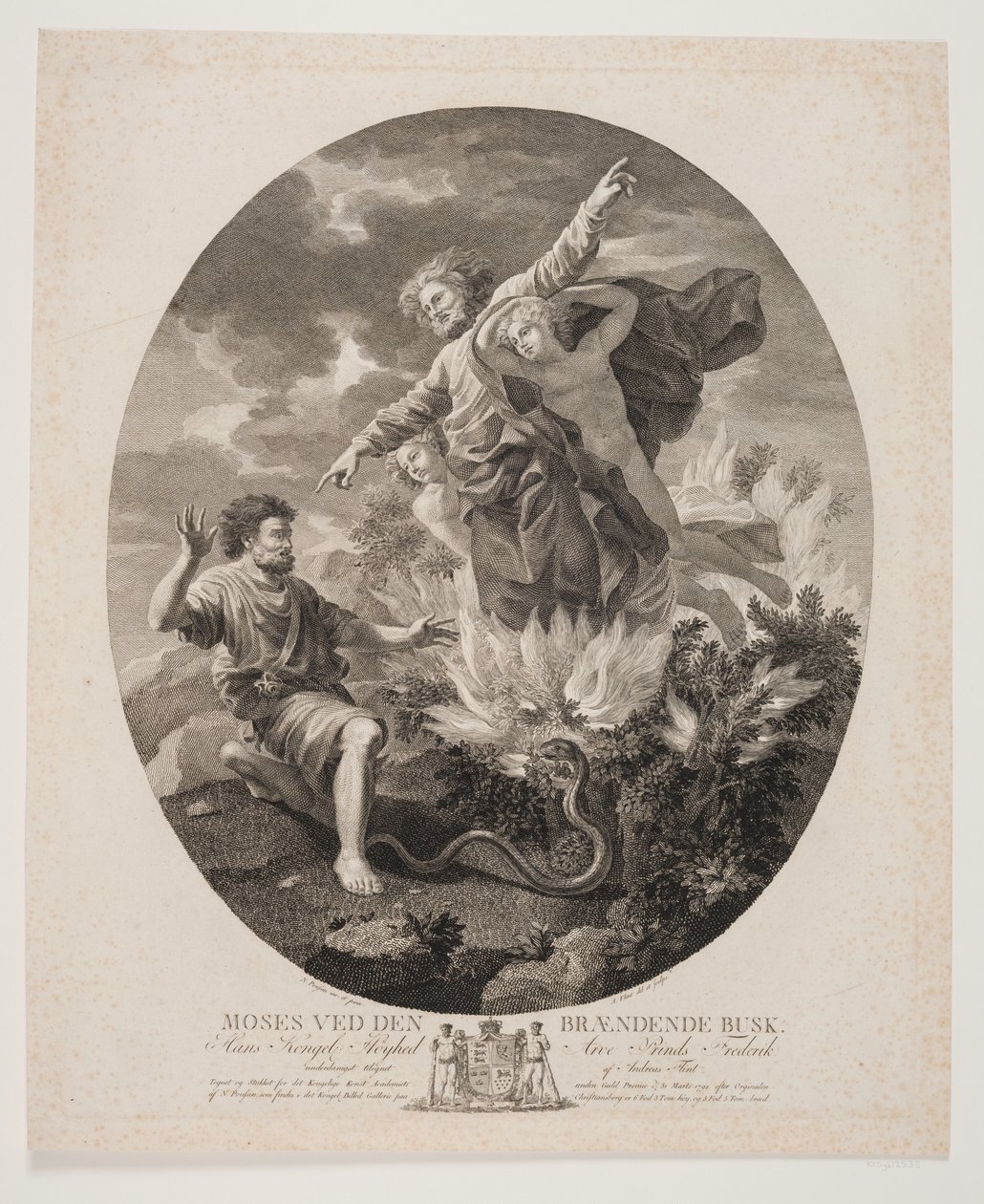 Moses mit dem brennenden Busch von Andreas Flint