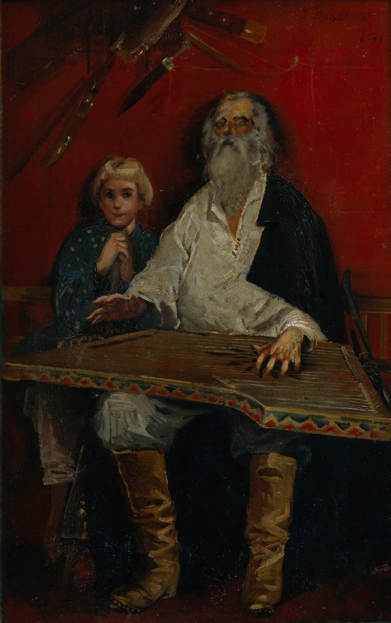 Der Gusli-Spieler von Andrei Petrovich Ryabushkin