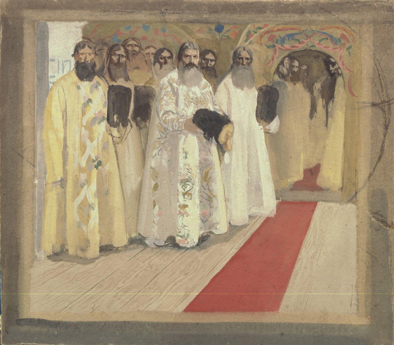 Warten auf den Zaren, 1901 von Andrei Petrovich Ryabushkin