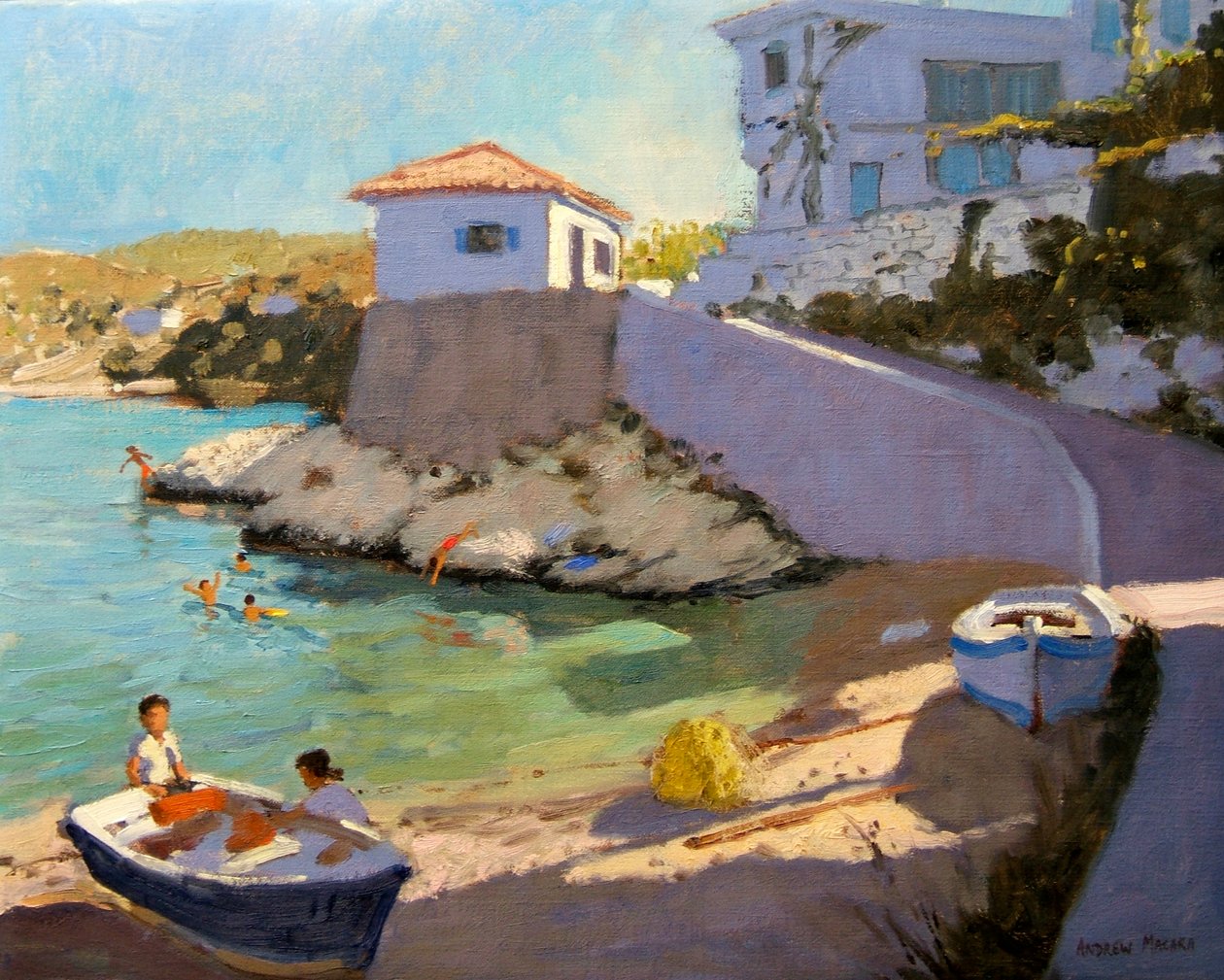 Fischernetze, Samos, 2005 von Andrew Macara