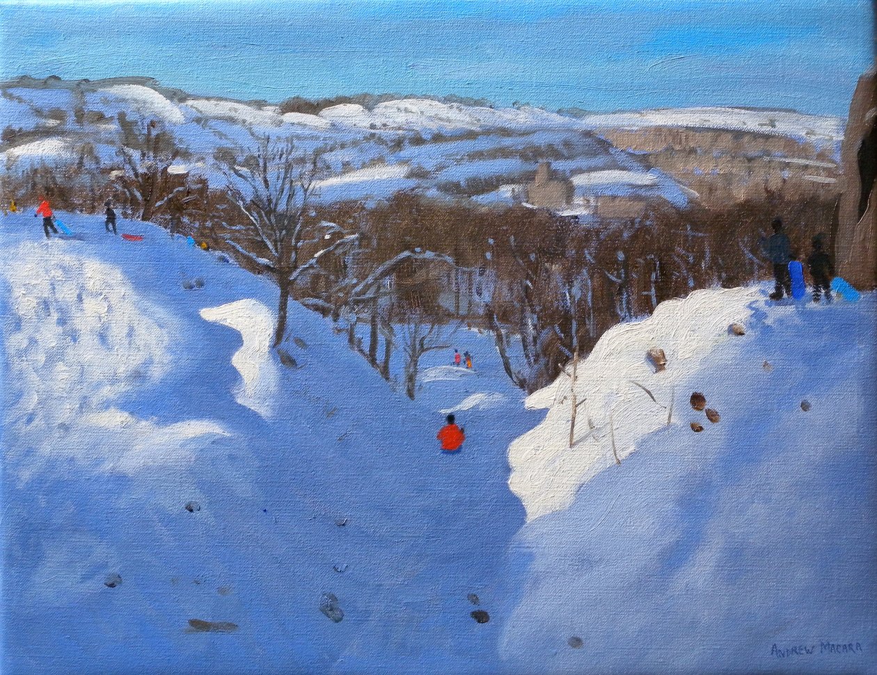 Schlucht, Black Rocks, Derbyshire, 2009 von Andrew Macara