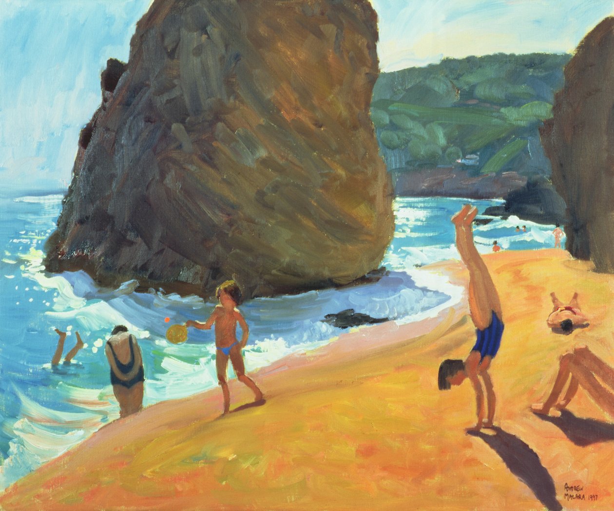 Morgen, Platja dos Rosais, Costa Brava, 1997 von Andrew Macara