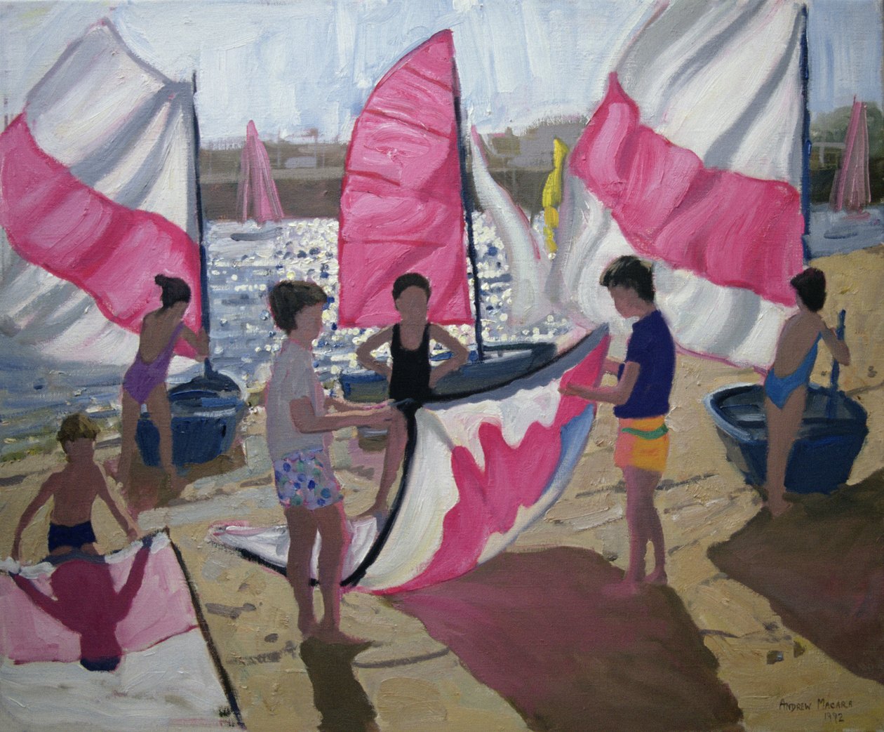 Segelboot, Royan, Frankreich, 1992 von Andrew Macara
