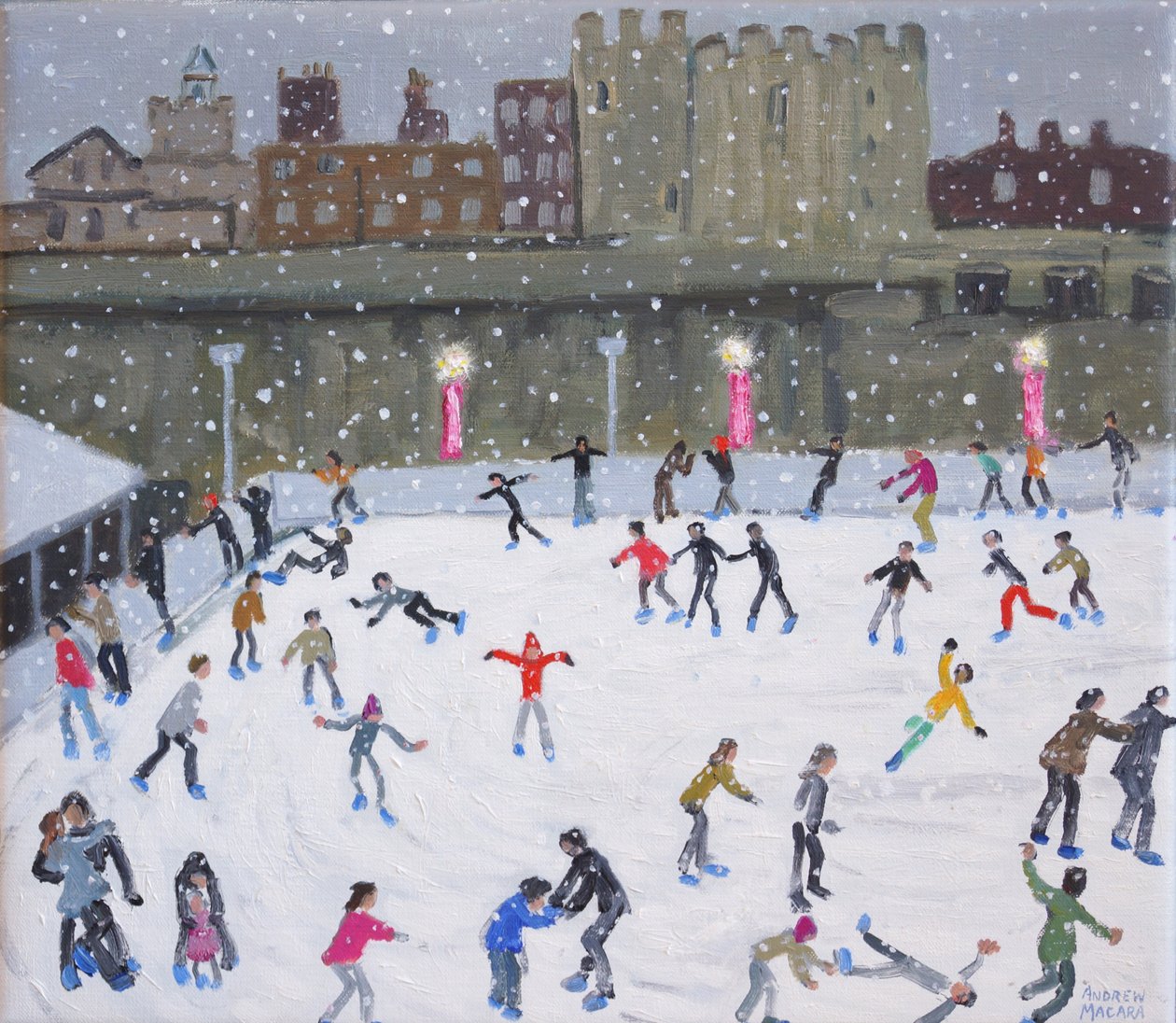 Eisbahn am Tower of London, 2015 von Andrew Macara
