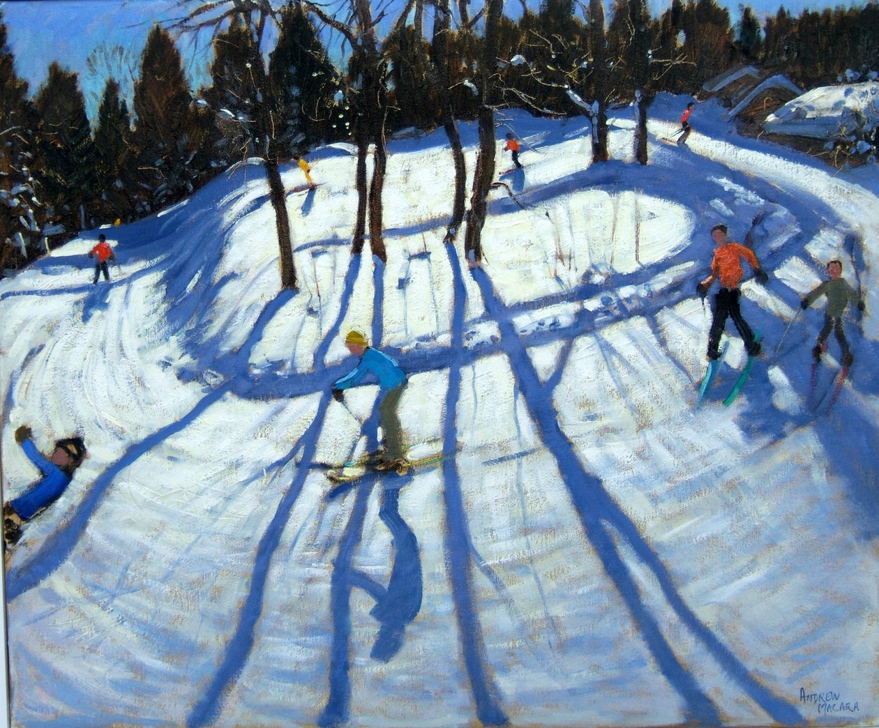 Verschlungener Pfad, Morzine von Andrew Macara