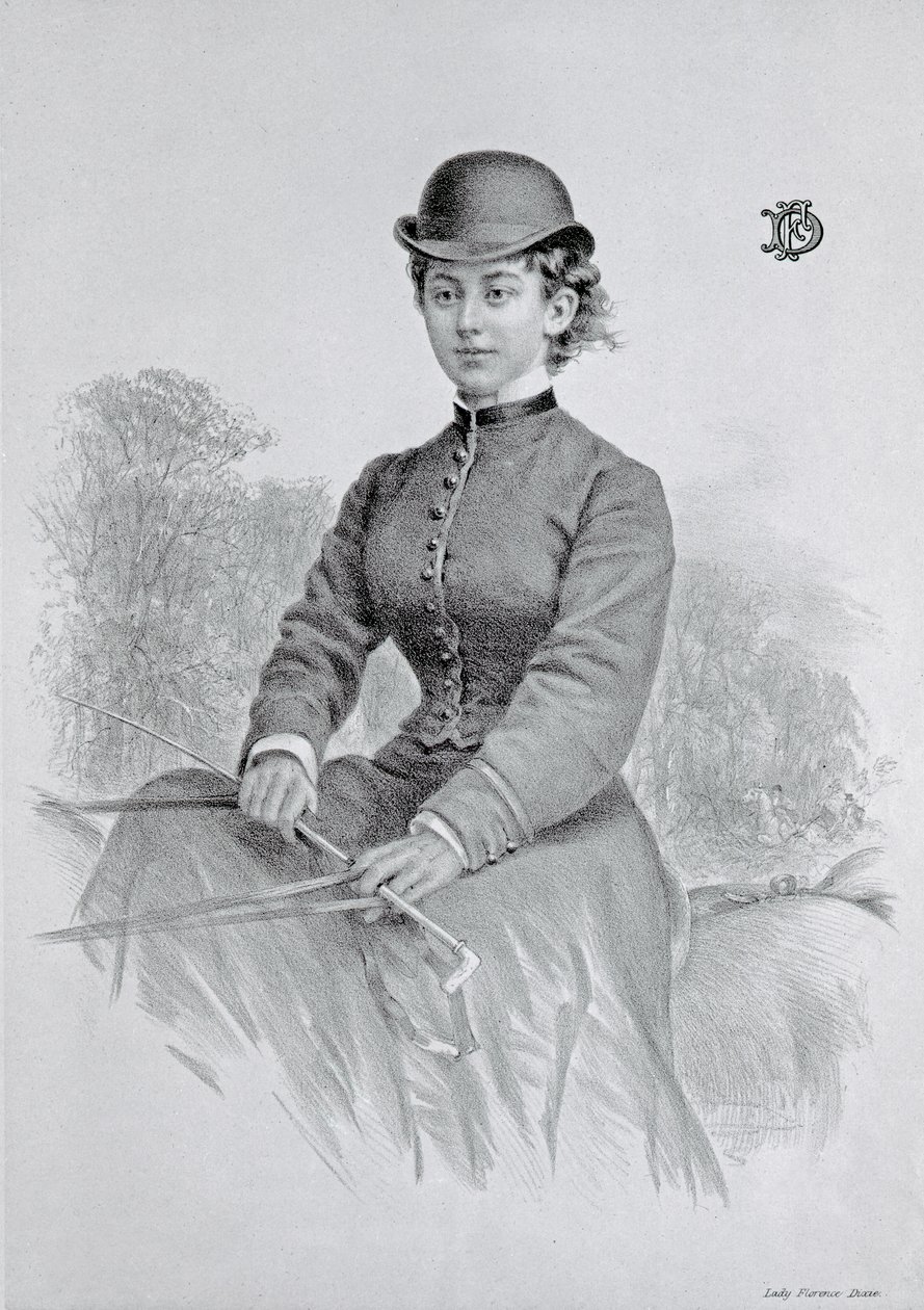 Lady Florence Dixie, veröffentlicht 1877 von Andrew Maclure