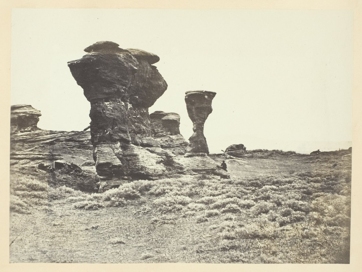 Dial Rock, Red Buttes, Laramie Plains von Andrew Joseph Russell