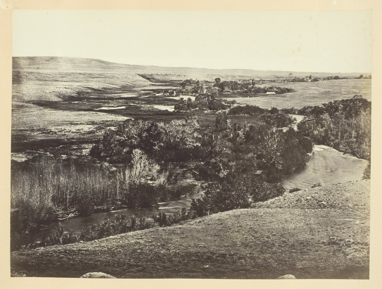 Laramie-Tal, von den Sheephead Mountains von Andrew Joseph Russell