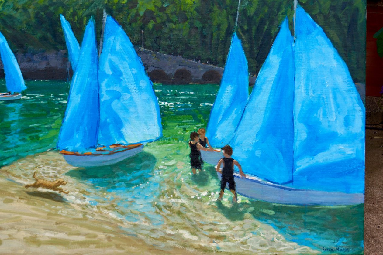 Blaue Segel, Looe von Andrew Macara