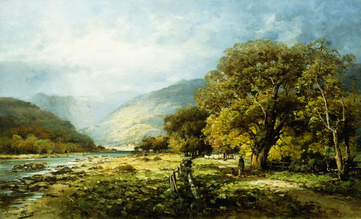 Ein Spaziergang entlang des Flusses von Andrew Melrose