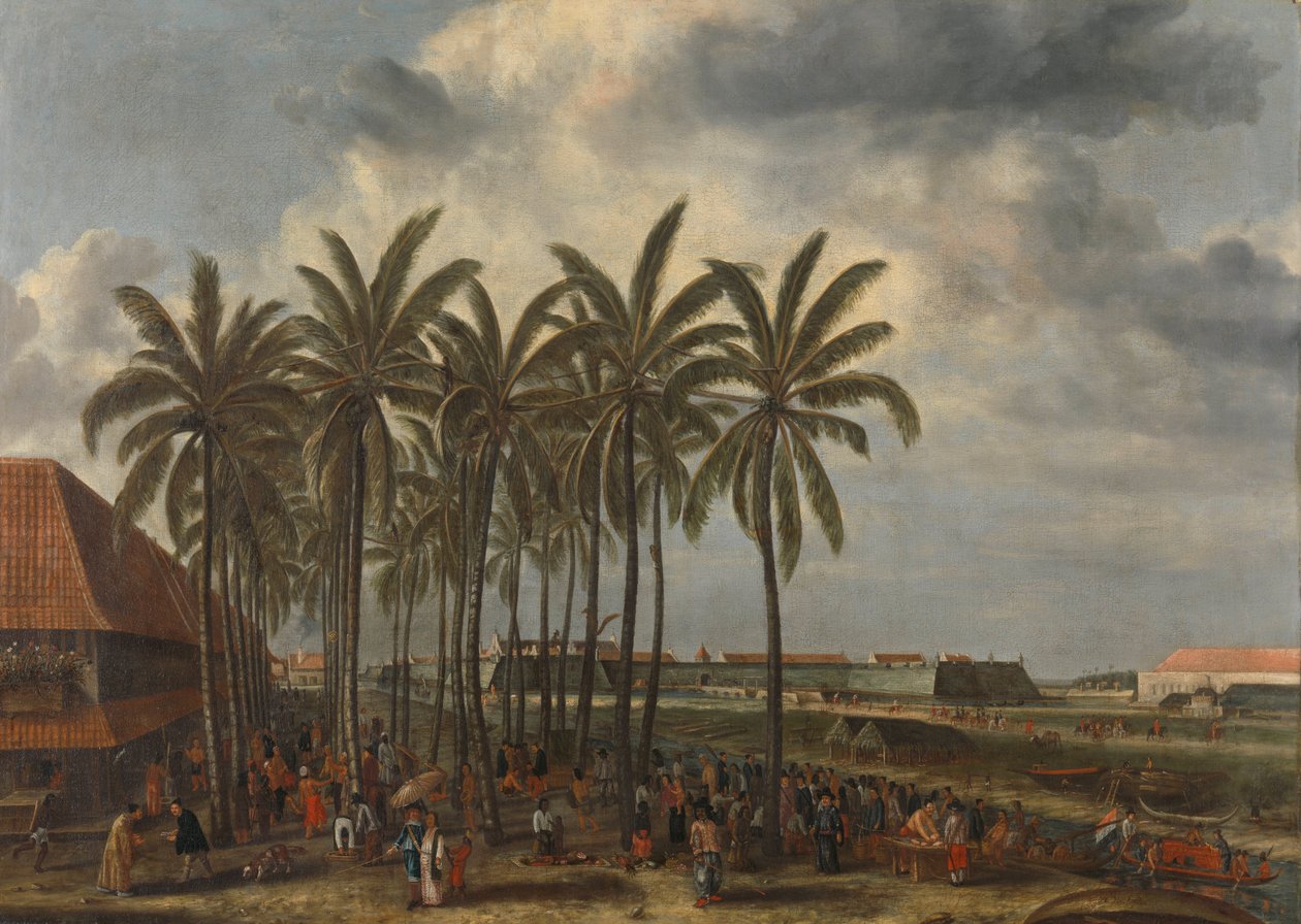 Das Schloss von Batavia von Andries Beeckman