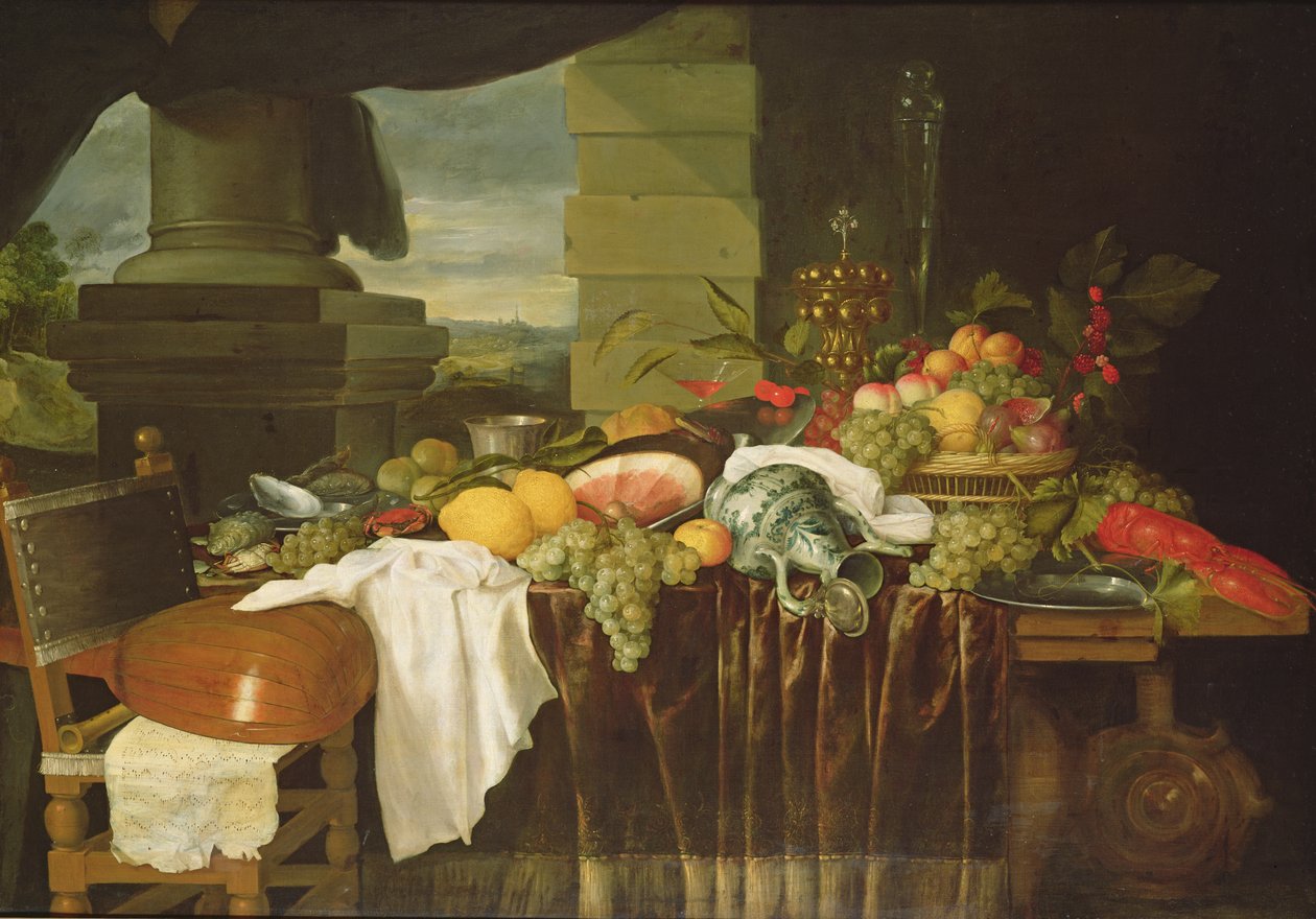 Bankett-Stillleben von Andries Benedetti